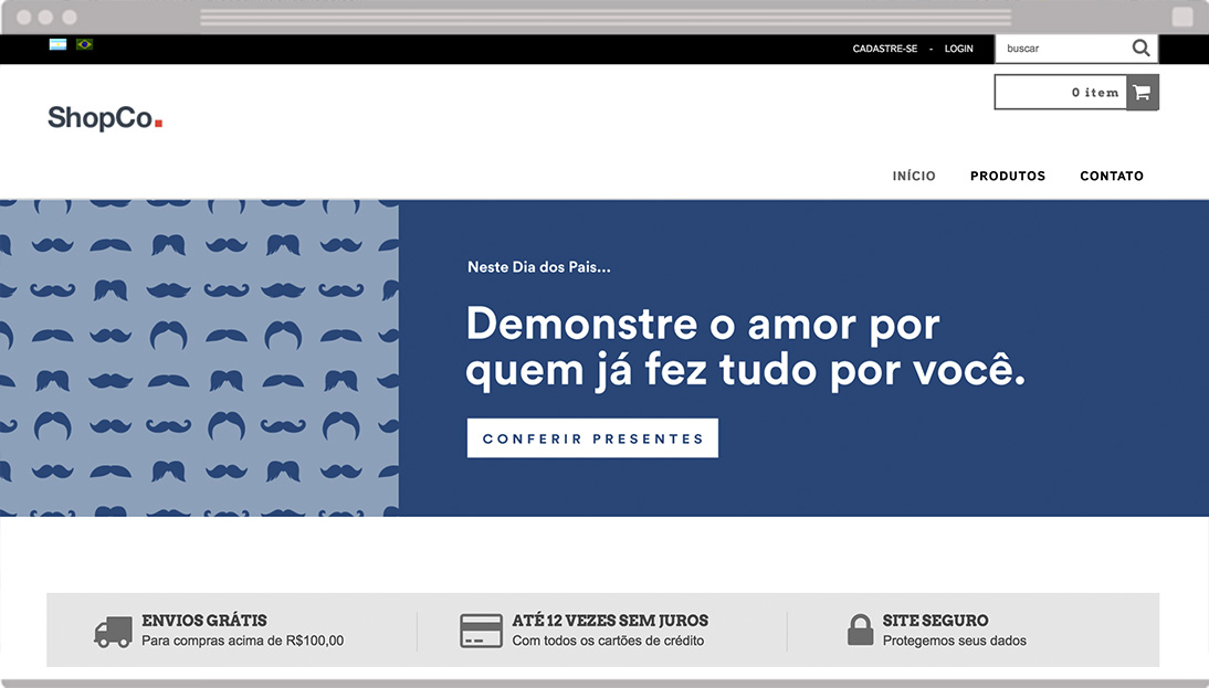 Banners Dia dos Pais